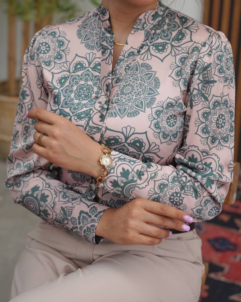 شومیز مجلسی ساتن (کد 701)