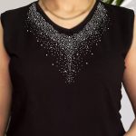 تاپ زنانه مجلسی آبشاری