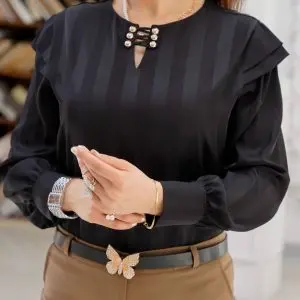 شومیز مجلسی ساتن (کد 698)