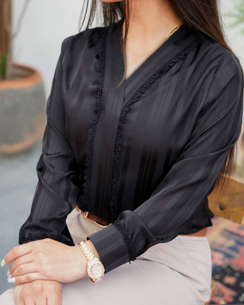 شومیز مجلسی ساتن (کد 697)