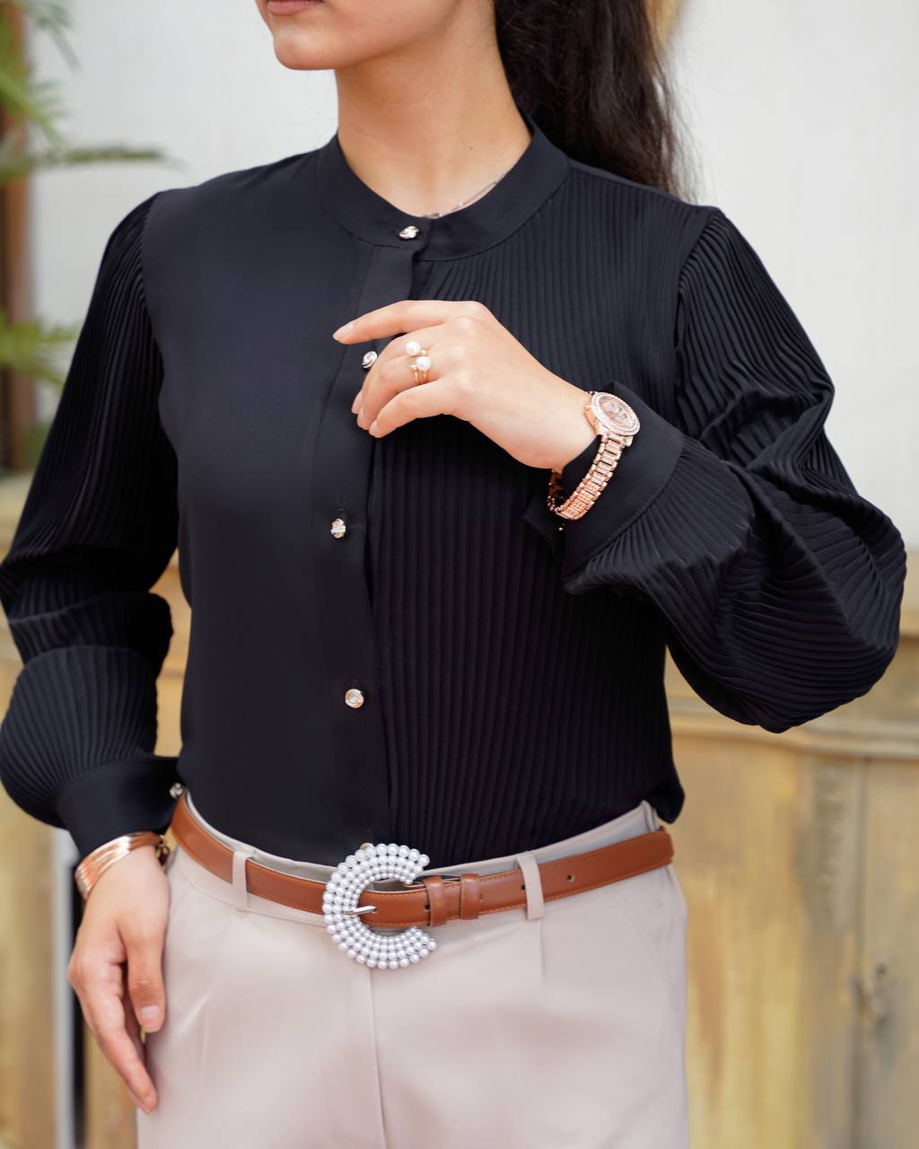 شومیز کرپ مجلسی (کد 696)