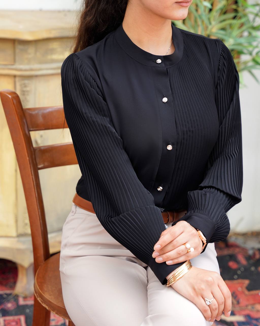 شومیز کرپ مجلسی (کد 696)