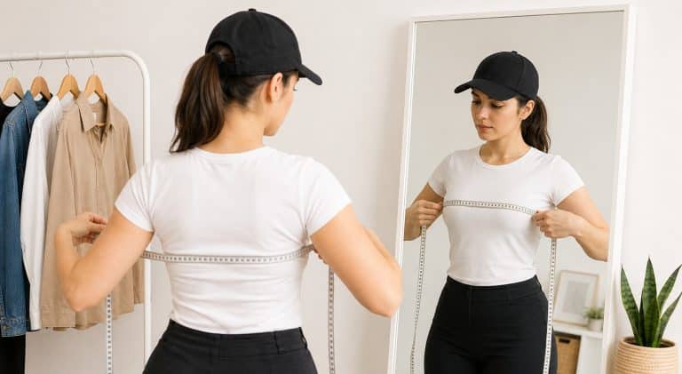 نحوه اندازه‌گیری بالاتنه زنانه